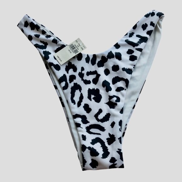 aerie size S/XS mismatch bikini SMALL black top and XS leopard bottom - Picture 13 of 16